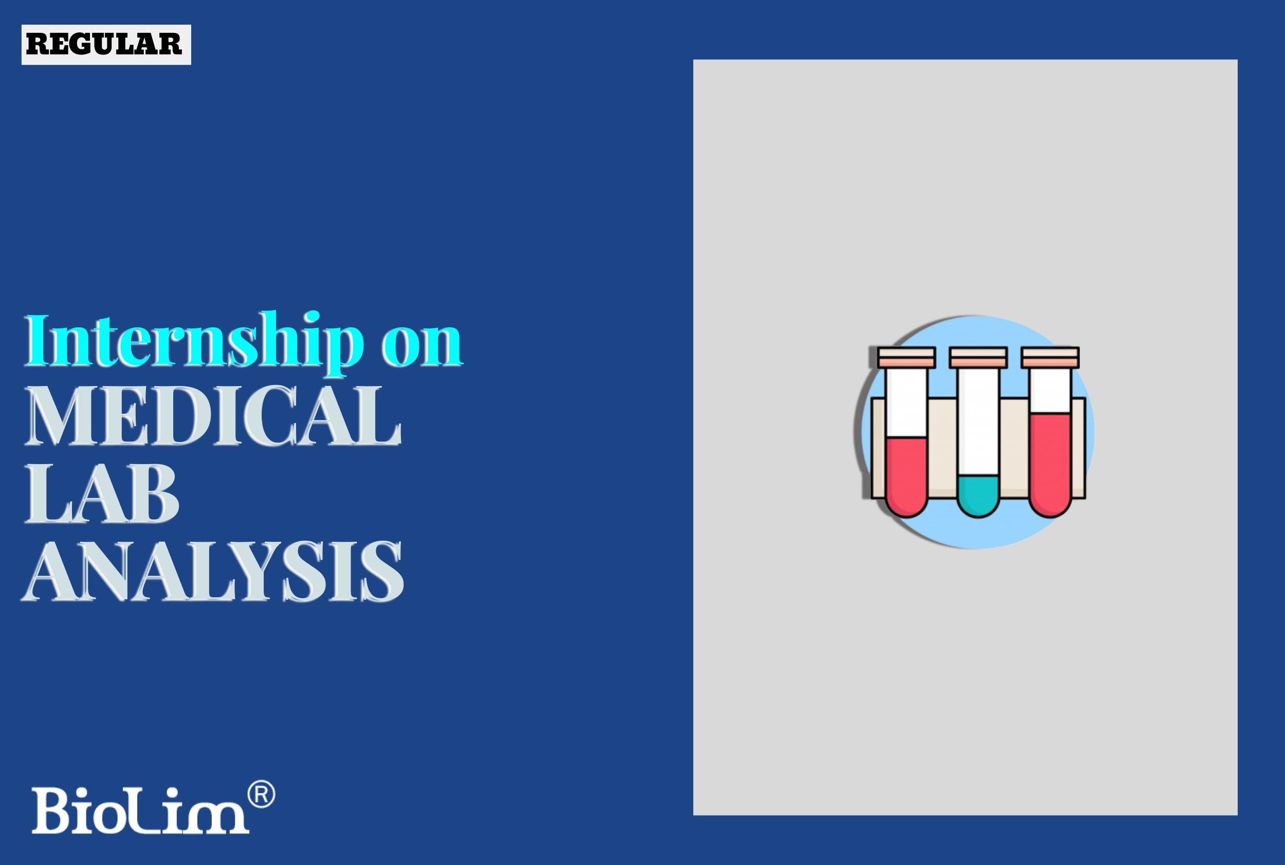 Internship on medical lab analysis
