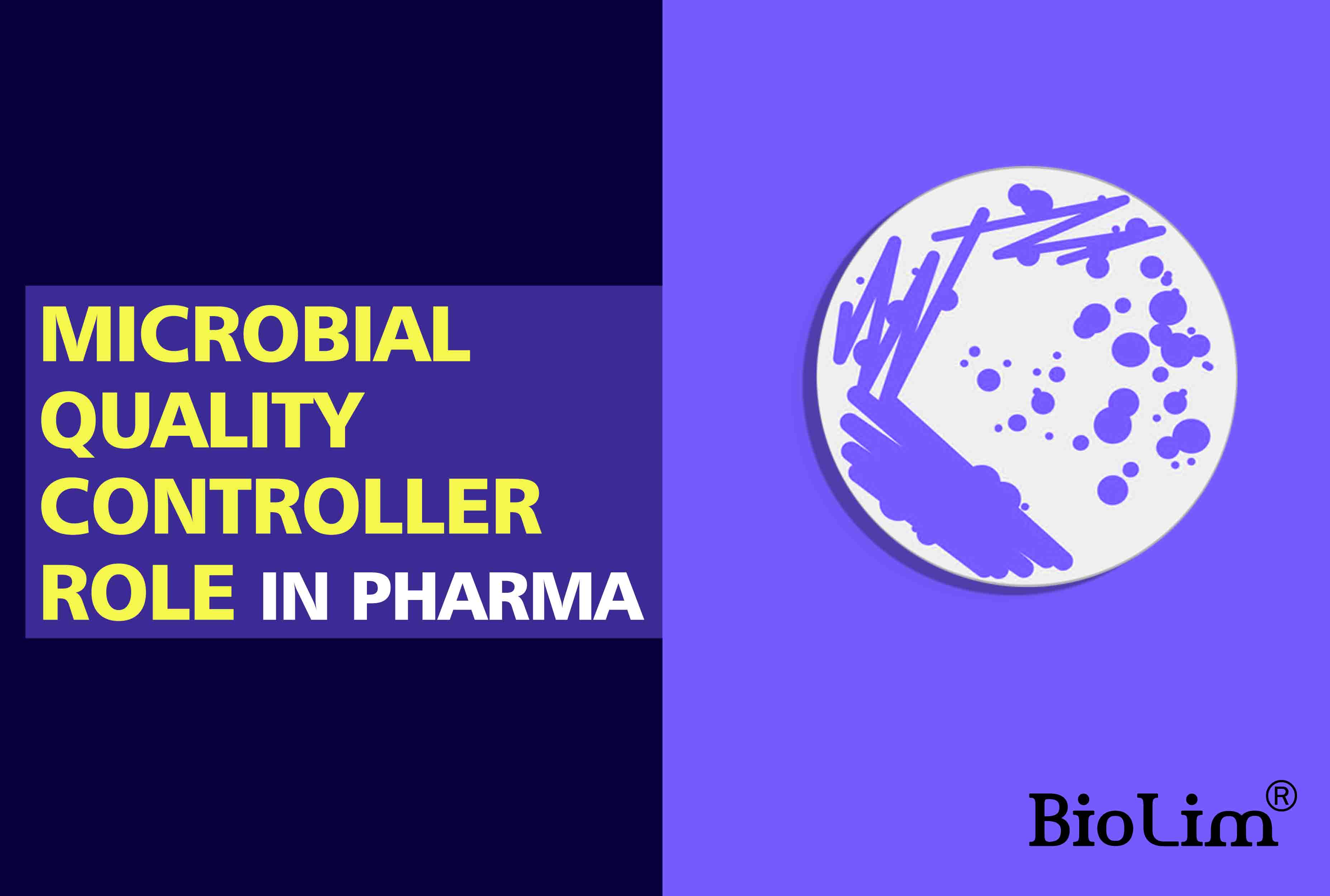 Internship on microbial quality controller role in pharma
