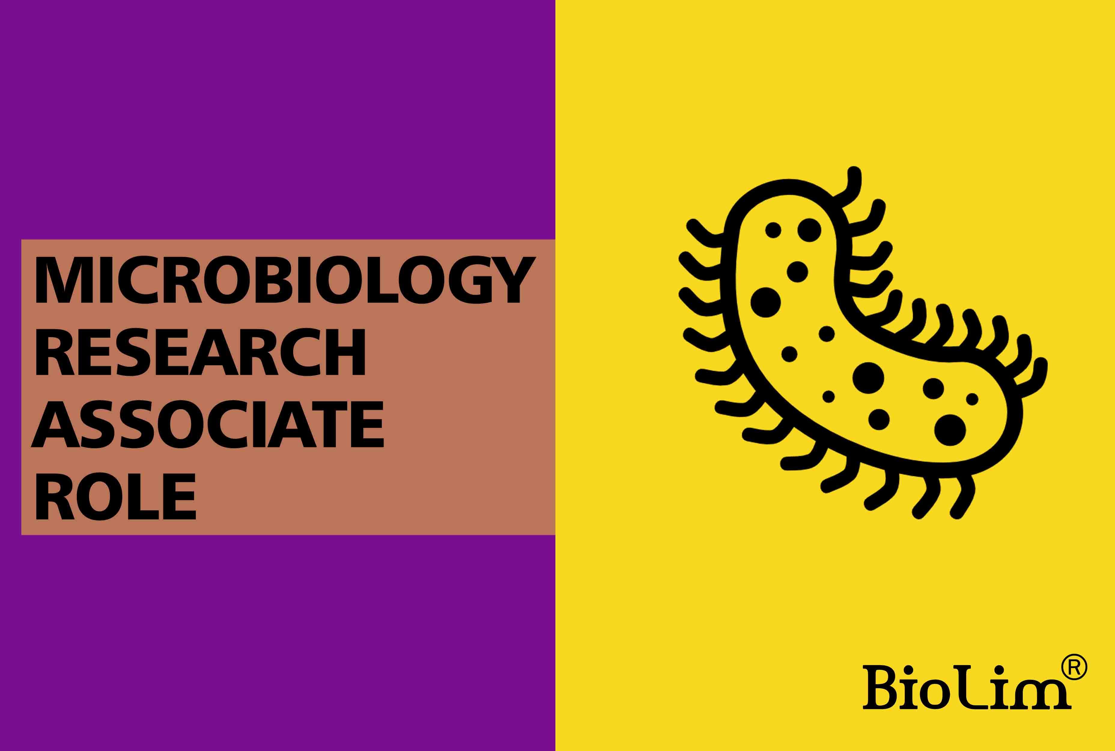 Internship on microbiology research associate role