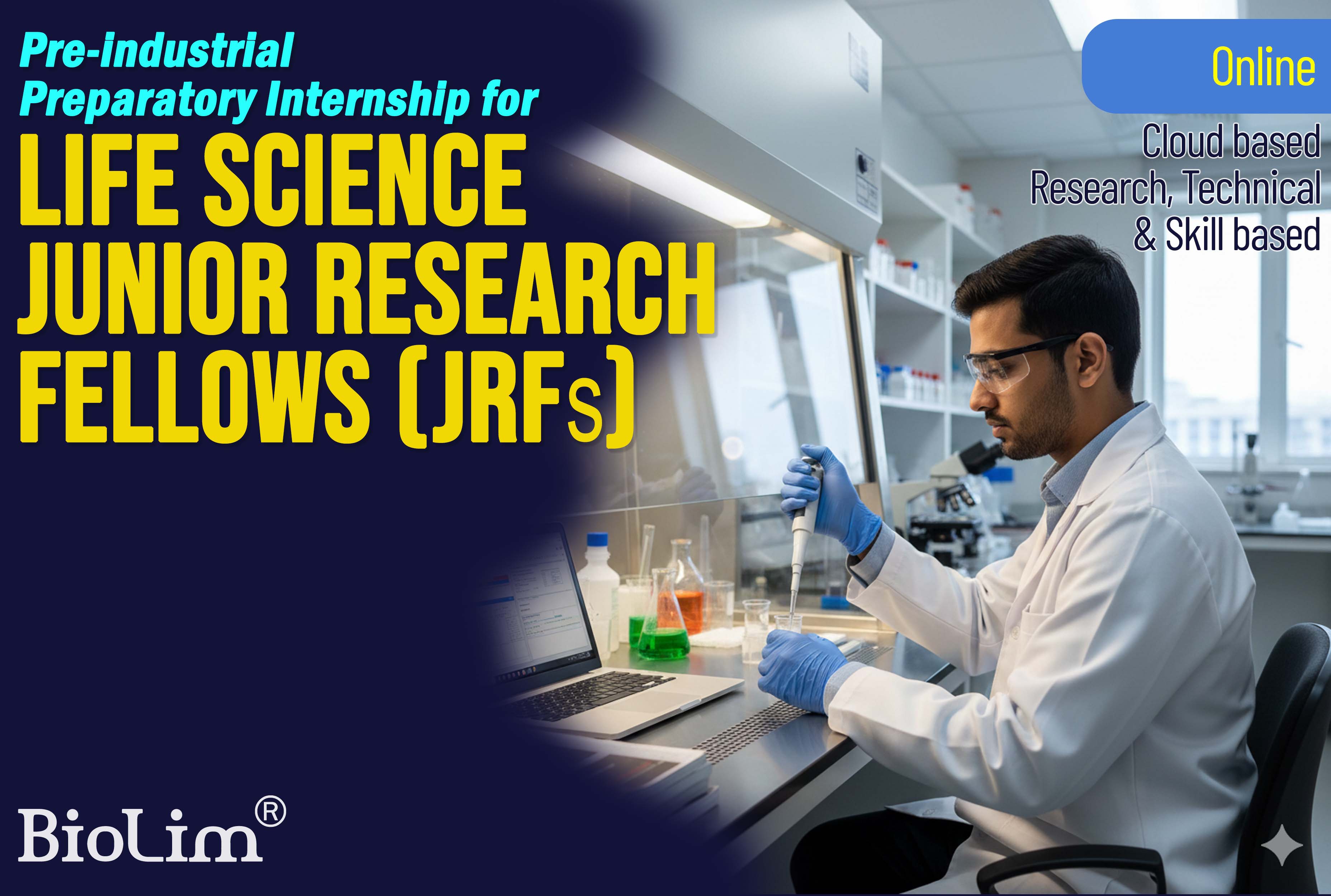 Internship for life science junior research fellows