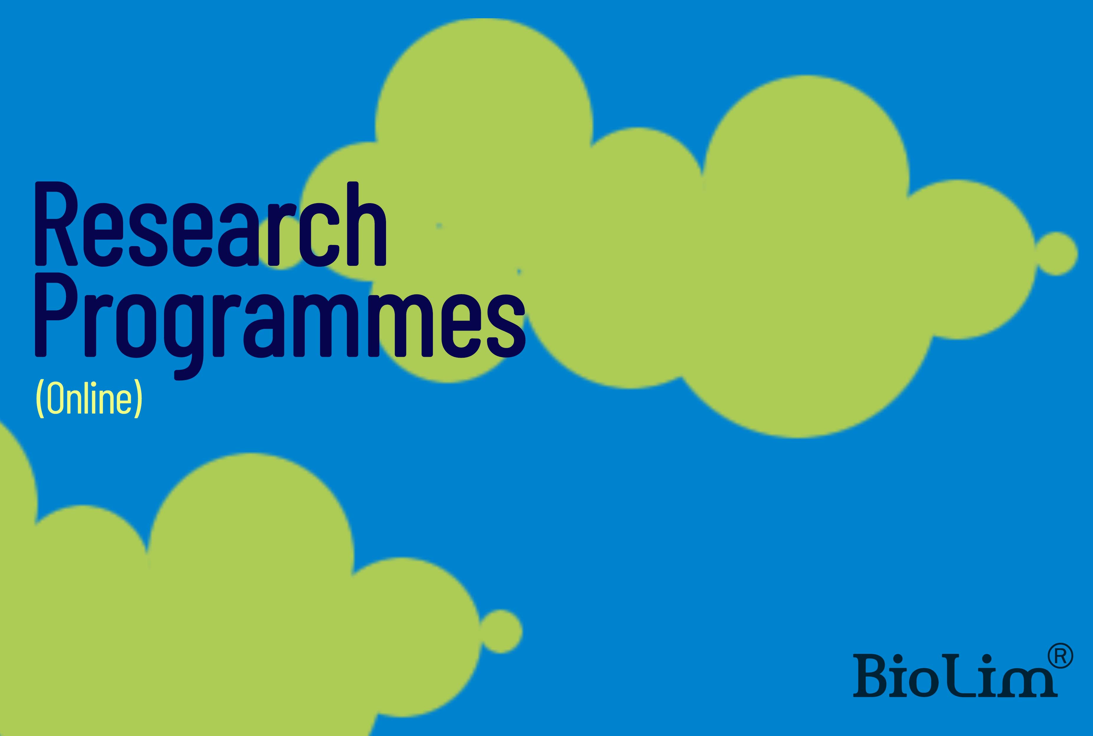 BioLim Online Research Programmes